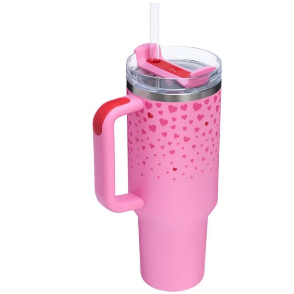 Stanley 40 oz Stainless Steel H2.0 Flowstate Quencher Tumbler - Valentine's Day - Picture 2 of 3